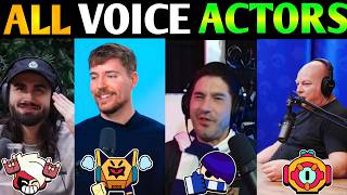 All Voice Actors in Brawl Stars  Finx amp Lumi Update [upl. by Nahsaj]