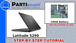 Dell Latitude 5290 P27S002 CMOS Battery HowTo Video Tutorial [upl. by Nerag]