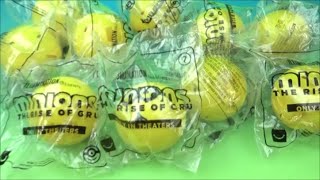 2020 MINIONS THE RISE OF GRU set of 48 McDONALDS HAPPY MEAL COLLECTION BLIND OPENING VIDEO [upl. by Annirok]