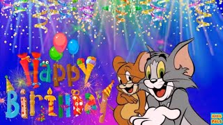 Original Happy Birthday Song ♫♫♫ Birthday Song For Kids with Tom and Jerry [upl. by Madel]