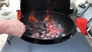 Ribeye steaks on Weber Kettle [upl. by Magbie]