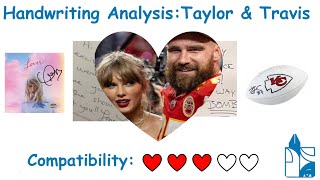 Taylor Swift amp Travis Kelces Handwriting Analyzed by Graphologist amp Psychologist Emeritus [upl. by Nolte]