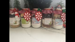 Cookie in a jar Christmas homemade Edible Gift ideas 🎄 🎁🦌⛄🤶🎅 [upl. by Angil658]