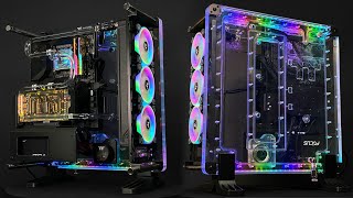 5000 First Thermaltake DistroCase 350P WaterCooled Build [upl. by Tsugua260]