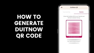 How To Generate DuitNow QR Code For Be U by Bank Islam To Receive Payment From Other People [upl. by Linda218]