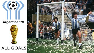 FIFA World Cup 1978  All Goals [upl. by Melanie757]