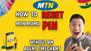 How to Setup Resetting MTN Mobile Money Pin By Self  How to Reset MoMo Pin No AgentMerchant [upl. by Hermann]