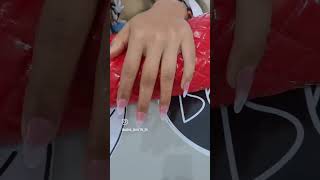 Acrylic nails 💅✔️🎨▶️extension with ombre style ♥️ 🎨 ✔️ share subscribe nails like comment [upl. by Behre]