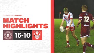 Highlights Wigan vs Saints  Scholars RD1 [upl. by Amoakuh]