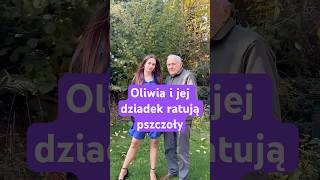 Oliwia i jej dziadek Marian  duet nie do zastąpienia Oboje ratują pszczoły 🐝 katowice bees [upl. by Christel]