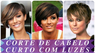 Corte de cabelo curto com luzes [upl. by Jessen540]