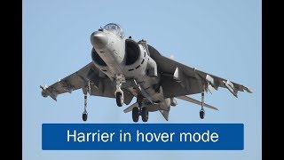 Harrier Jump Jet in hover mode [upl. by Naltiac92]