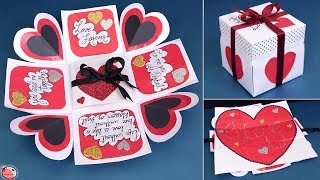 Valentine Special  LOVE Greeting Card  DIY  Valentines Day Gift Idea [upl. by Trillby30]