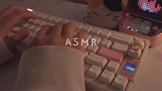 Cozy ASMR 2h typing on different Keyboard Layouts ☁️ [upl. by Philipps]