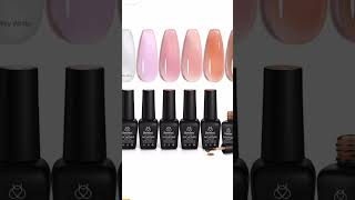 THE BEST BEETLES GEL POLISH 6 COLORS JELLY GEL NAIL POLISH SET  AMAZON FINDS 💅🏽 [upl. by Koeninger]