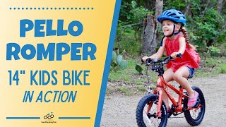 Pello Romper 14 Inch Kids Bike In Action [upl. by Netsryk983]