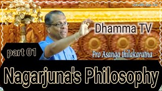 Nagarjunas Philosophy part 01 By Professor Asanga Tilakaratne [upl. by Phi]