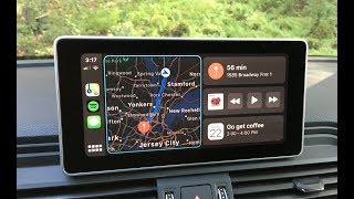 Apple Carplay Audi Q5 IOS 13 Review Good with no touch screen [upl. by Goldsworthy]