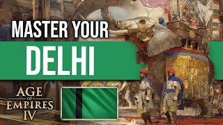 How to Play Delhi Like a Pro in AOE4 [upl. by Eniladam]