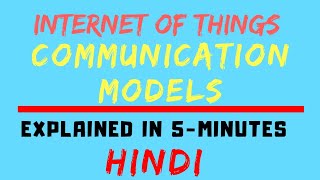 IOT  Communication Models HINDI [upl. by Alamap]