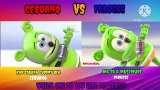 Gummy Bear Song Cebuano VS Faroese [upl. by Bahner944]