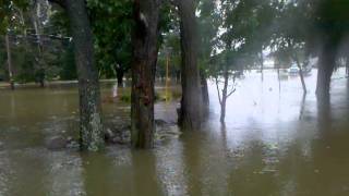 Hurricane Irene Flooding in Washingtonville NY [upl. by Alodee]