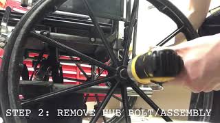 EASY StepbyStep 24” Wheelchair Tire Replacement [upl. by Piderit]