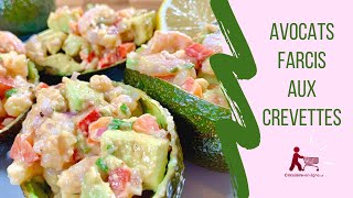 AVOCATS FARCIS AUX CREVETTES NORDIQUES [upl. by Cristin906]