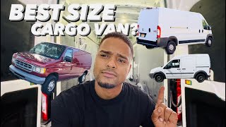 Choosing The RIGHT Cargo Van For Your Business  Independent Contractor [upl. by Arrek]