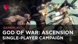 God of War Ascension singleplayer gameplay reveal [upl. by Einahpets133]