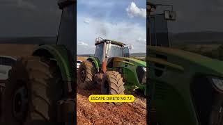 Escape direto no 7J 210 🚜🌱😎 maquinasagricolas farming farmingsimulator22 [upl. by Mullane]