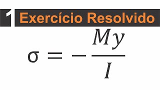 CRM39  1  Exercício resolvido de Flexão  Resistência dos materiais 1 [upl. by Sheila833]