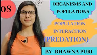 PREDATIONPOPULATION INTERACTIONCH13CLASS12THBIOLOGY [upl. by Fong]