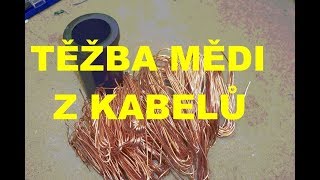 Stahování izolace kabelů [upl. by Seta]