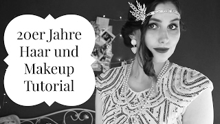 20er Jahre Gatsby Inspired Hair amp Makeup Tutorial  KarnevalFasching Outfit Idee [upl. by Haisej]