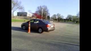 Ohio Drivers License Maneuverability Test Cones  Practice [upl. by Pascasia]