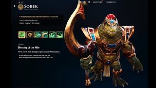 Sobek Gameplay Smite 2 [upl. by Iramo]