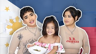 Cleo trying Filipino food  Mukbang aswell [upl. by Othello]