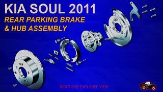 Kia soul 2011 Rear Hub Bearing [upl. by Aileahcim]