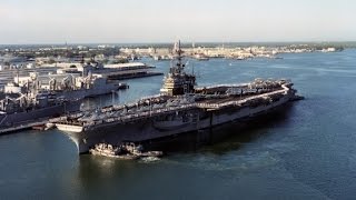 Aircraft carrier used for Top Gun sold for scrap [upl. by Arbe191]