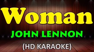 WOMAN  John Lennon HD Karaoke [upl. by Limhaj891]