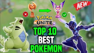 Top 10 Best Pokemon for Solo Ranking New Meta Must watch it  Pokemon unite [upl. by Wilinski]