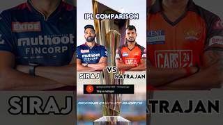 Mohammed Siraj vs T Natrajan Ipl Stats Comparison🥶🥵 cricket ipl natarajan [upl. by Ynohtona329]