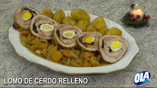 Como Preparar Lomo de Cerdo Relleno [upl. by Emirej]