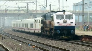 Spanish Thunder  High Speed Talgo Train Trial Run with BGKT WDP4  Indian Railways [upl. by Rushing436]