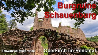 Burgruine Schauenburg in Oberkirch [upl. by Linnie182]