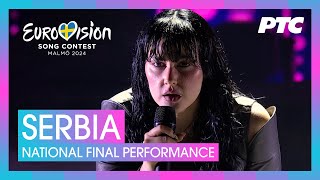 TEYA DORA  RAMONDA  Serbia 🇷🇸  National Final Performance  Eurovision 2024 [upl. by Atima]