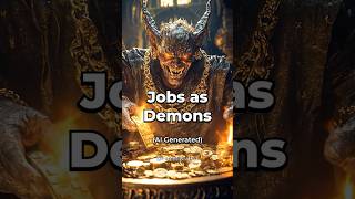 Jobs as Demons  Ai Generated [upl. by Nulubez]