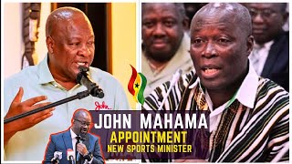 BLACK STARS NEWS🇬🇭 PREZ JOHN MAHAMA TO DISSOLVE GFA amp APPOINT NEW SPORTS MINISTER NII LANTEY VAND [upl. by Lawler550]