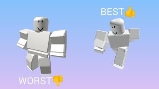 Ranking Roblox Animations Worst to Best [upl. by Odnalro745]